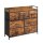 SONGMICS Sideboard, LTS137B01 braun 98,0 x 28,5 x 85,0 cm, 1 St.