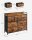 SONGMICS Sideboard, LTS137B01 braun 98,0 x 28,5 x 85,0 cm, 1 St.