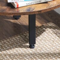 VASAGLE Eckregal braun, schwarz 45,5 x 30,0 x 159,0 cm, 1 St.