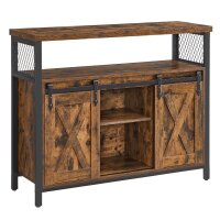 VASAGLE Sideboard, LSC092B01 braun 100,0 x 33,0 x 80,0...