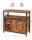 VASAGLE Sideboard, LSC092B01 braun 100,0 x 33,0 x 80,0 cm, 1 St.