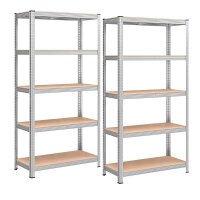 SONGMICS Schwerlastregal GLR040E02 silber 90,0 x 40,0 x...