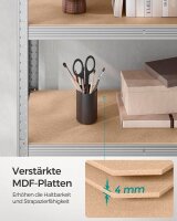 SONGMICS Schwerlastregal GLR040E02 silber 90,0 x 40,0 x 180,0 cm