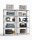 SONGMICS Schwerlastregal GLR040E02 silber 90,0 x 40,0 x 180,0 cm