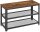 VASAGLE Schuhbank LBS73X braun, schwarz Holz 73,0 cm
