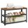 VASAGLE Schuhbank LBS73X braun, schwarz Holz 73,0 cm