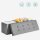 SONGMICS Sitztruhe LSF77G hellgrau Stoff 110,0 cm