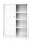 BISLEY Schiebetürenschrank ECO, SD12173S696 verkehrsweiß 3 Fachböden 120,0 x 43,0 x 163,7 cm