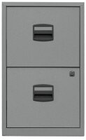 BISLEY Home PFA 2 Hängeregistraturschrank silber 2 Schubladen 41,3 x 40,0 x 67,2 cm, 1 St.