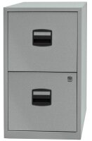 BISLEY Home PFA 2 Hängeregistraturschrank silber 2 Schubladen 41,3 x 40,0 x 67,2 cm, 1 St.