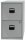 BISLEY Home PFA 2 Hängeregistraturschrank silber 2 Schubladen 41,3 x 40,0 x 67,2 cm, 1 St.