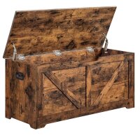 VASAGLE Sitztruhe LSB060T01 braun Holz 100,0 cm