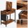 VASAGLE Beistelltisch rechteckig Spanplatte braun 60,0 x 31,5 x 60,0 cm, 1 St.