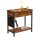 VASAGLE Beistelltisch rechteckig Spanplatte braun 60,0 x 31,5 x 60,0 cm, 1 St.