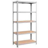 SONGMICS Schwerlastregal GLR050E01 silber 100,0 x 50,0 x...