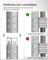 SONGMICS Schwerlastregal GLR050E01 silber 100,0 x 50,0 x 200,0 cm