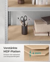 SONGMICS Schwerlastregal GLR050E01 silber 100,0 x 50,0 x 200,0 cm