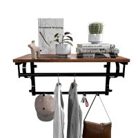 VASAGLE Wandgarderobe LCR11BX braun Metall 7 Haken 60,0 x...