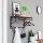 VASAGLE Wandgarderobe LCR11BX braun Metall 7 Haken 60,0 x 31,7 cm, 1 St.