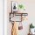 VASAGLE Wandgarderobe LCR11BX braun Metall 7 Haken 60,0 x 31,7 cm, 1 St.