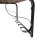 VASAGLE Wandgarderobe LCR11BX braun Metall 7 Haken 60,0 x 31,7 cm, 1 St.