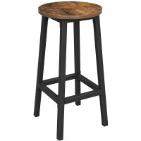 VASAGLE Barhocker LBC32X braun, 2 St.
