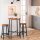 VASAGLE Barhocker LBC32X braun, 2 St.
