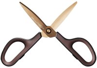 PLUS JAPAN Schere schwarz-braun 17,5 cm