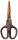 PLUS JAPAN Schere schwarz-braun 17,5 cm