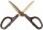 PLUS JAPAN Schere schwarz-braun 17,5 cm