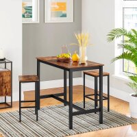 VASAGLE Barhocker LBC65X braun, 2 St.