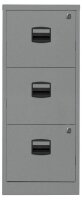 BISLEY Home PFA 3 Hängeregistraturschrank silber 3 Schubladen 41,3 x 40,0 x 101,5 cm, 1 St.