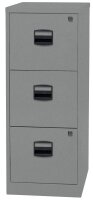 BISLEY Home PFA 3 Hängeregistraturschrank silber 3 Schubladen 41,3 x 40,0 x 101,5 cm, 1 St.