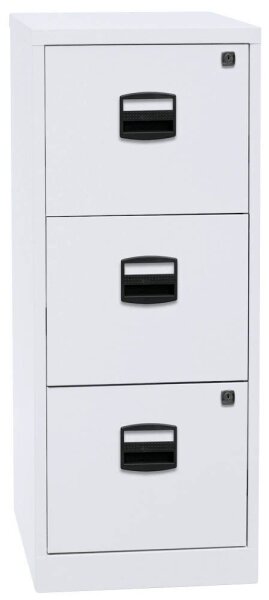 BISLEY Home PFA 3 Hängeregistraturschrank verkehrsweiß 3 Schubladen 41,3 x 40,0 x 101,5 cm, 1 St.