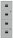 BISLEY Home PFA 4 Hängeregistraturschrank silber 4 Schubladen 41,3 x 40,0 x 132,1 cm, 1 St.