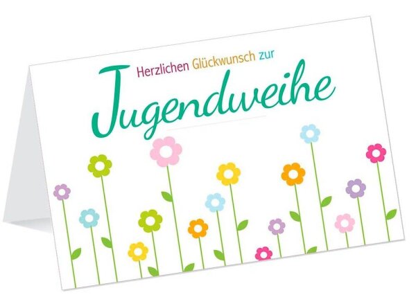 LUMA Glückwunschkarten Jugendweihe LU1931 DIN B6, 1 St.