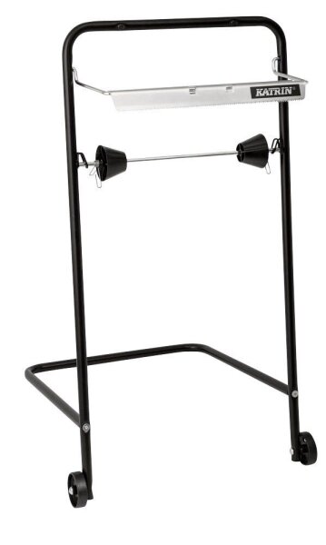 KATRIN Putzrollenhalter 54909 schwarz Metall, 1 St.