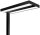ALCO 9080-2 LED Stehlampe schwarz 80 W