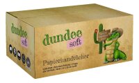 dundee Papierhandtücher 4012200 Zick-Zack-Falzung 2-lagig weiß, 3.200 Tücher