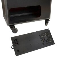 DICOTA Ladetrolley schwarz, 2.300 W