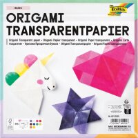 folia Faltblätter transparent 20 x 20 cm mehrfarbig...
