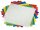 folia Faltblätter transparent 20 x 20 cm mehrfarbig 500 Blatt