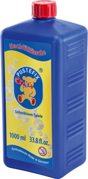 PUSTEFIX® Seifenblasenflüssigkeit Nachfüllflasche 1000 ml, 1 St.