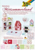 folia Motivblock MITTSOMMER farbsortiert 270/80 g/qm 1 Block