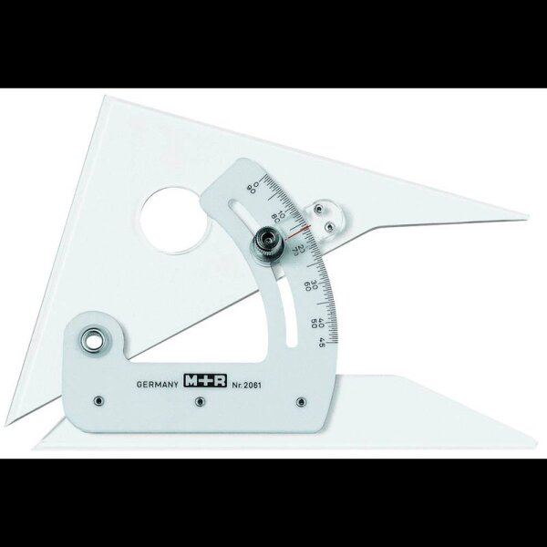 M + R Zeichenwinkel 20,0 cm
