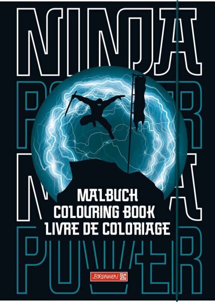 BRUNNEN Ninja Power Malbuch, 1 St.