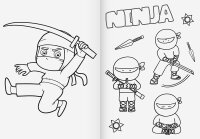 BRUNNEN Ninja Power Malbuch, 1 St.