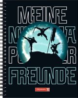 BRUNNEN Freundebuch Ninja Power ca. DIN A5 liniert,...