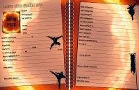 BRUNNEN Freundebuch Ninja Power ca. DIN A5 liniert, schwarz/blau Hardcover 80 Seiten, 1 St.
