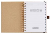 BRUNNEN Adressbuch Wire beige, 1 St.